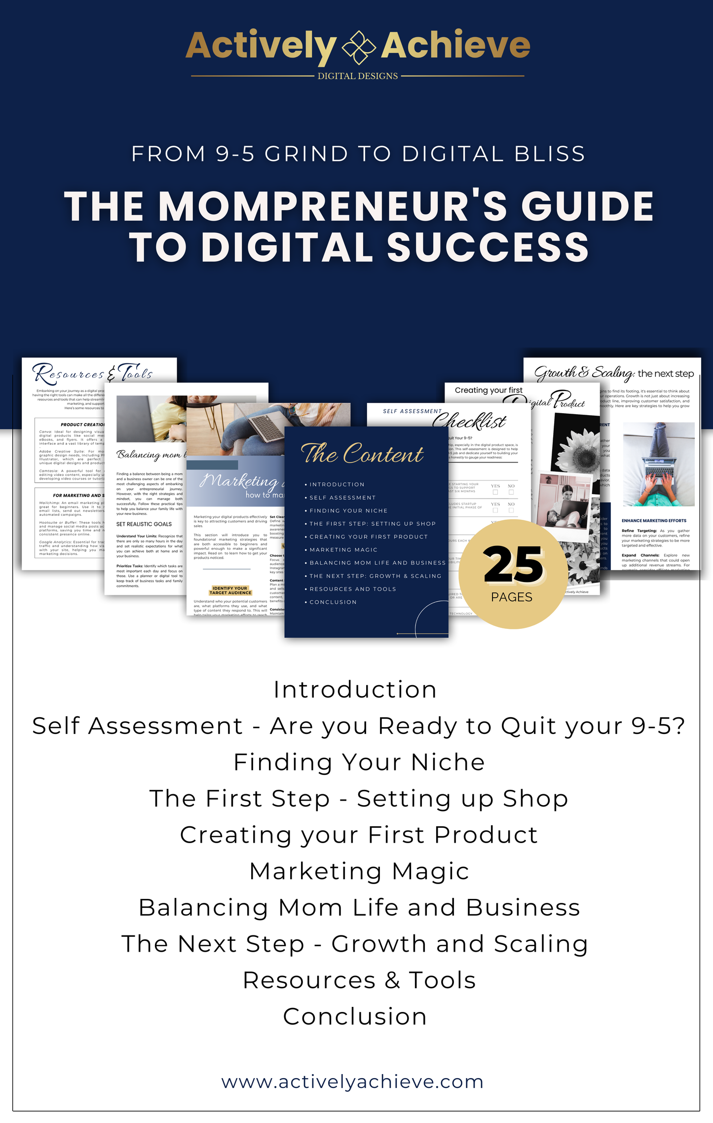 From 9-5 Grind to Digital Bliss: A Mompreneur's Guide to Digital Success