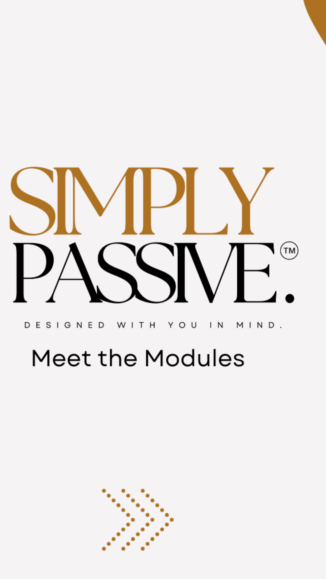 Simply Passive